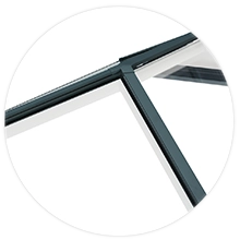 RAL 7016 Grey external & RAL 9010 White internal